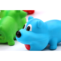 Schwein Cartoon kauen Spielzeug Gummi -Quietsch -Soundspielzeug